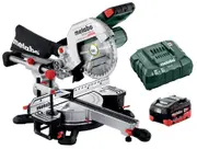 Metabo KGS18LTXBL2161HD55K - 18V Brushless 216mm Slide Mitre Compound Saw Kit (1 x 5.5Ah)