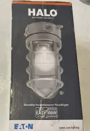 HALO Outdoor Security Durable Incandescent Floodlight # VT100G 100 Watt