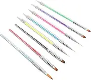 KAILIKETIY 8pcs Manicure Tools Set Nail Dotting Tools Nail Drawing Tools Nail Accessories Nails Pen for Nail Flower Pen Dotting Tools for Painting Manicure Nail Dotting Pen Acrylic