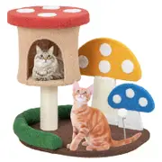 Costway 60cm Cat Tree Sisal Scratching Post Cat Scratcher Activity Center