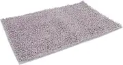 COLLBATH Chenille Non Slip Bath Mat Water Absorbing Bathroom Rug for Indoor Use Machine Washable Shower Mat Soft Chenille Material for Safe and Comfortable Feet
