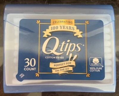 Q-TIPS SWABS TRAVEL PACK, 30 COUNT NEW