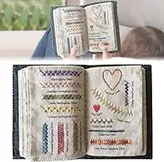 DIY Embroidery Sewing Stitch Book,Loose Leaf Needlework B-OOK,Creative Embroidery Starter Kit,Embroidery Instructions for Sewing Enthusiast,Creative Stitching Decorative Book,Se-Wing Praticing Stitch