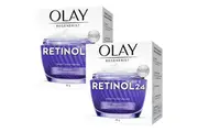 2 x Olay Regenerist Retinol 24 Night Moisturiser Face Cream 50g