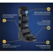 United Ortho Air Cam Walker Fracture Boot Medium Black Unisex Boot