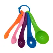 6 pcs Measuring Spoon Teaspoon Tablespoon Baking Cooking Spice BPA FREE Plastic