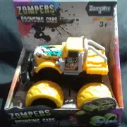 ZOMPERS BOUNCING CARS Pullback Motor Powers Yellow Truck Forward Also Up & Down