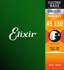 Elixir 14777 Nanoweb Stainless Steel Bass Strings Medium-Light 45-130 5 String