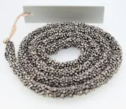 Willow ladies vintage brass coloured beaded open-ended rope necklace-one size