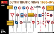 MiniArt 1/35 Dutch Traffic Signs 1930-40s Plastic Model Kit