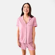 Short Sleeve Top and Shorts Comfort Pyjama Set