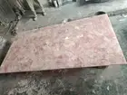 Pink Rose Quartz Stone Dining Table Top Natural Gemstone Kitchen Island Tops