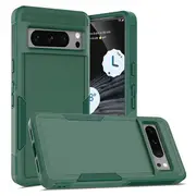 ZUSLAB Pixel 8 Pro Case Rugged Defender Protective Heavy Duty Shockproof Dustproof Cover for Google (2023) - Green