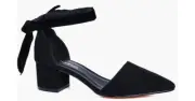 Boohoo Women's Daisy Wide Fit Pointed Wrap Strap Ballet Flat Shoe Sz 7 US $45