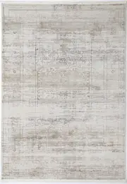 Cordelia Kost Distressed Vintage Beige & Blue Rug