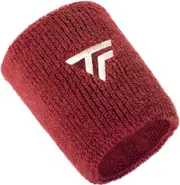 Tecnifibre Tennis XL Wristband Wrist Bands Sweatband Sport Squash Cotton - Cardinal