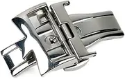 [KAVJU] Stainless Steel Watch Clasp For VC Vacheron Watch Strap Buckles Constantin 20mm silver Metal Pin butterfly Clasp