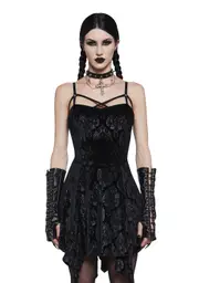 [Widow] Too Far Gone Velvet Dress