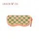 Grech&Co.矽膠眼鏡盒/ 格紋粉
