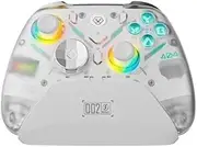 Controller Remote Gamepad Gaming Controller With Charging Dock RGB Wireless Gamepad Ha&ll Effect Joystick Trigger For Ni&nt&en&d Sw&it&ch/PC/Phone(K20 White)