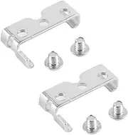 2 Set Hair Clipper Latch Plate Adjusting Lever Base Blade Mounting Bracket with Screws for Wahl Cordless Magic Clip 5 Star Clippers 8148 8591 8504 1919 Repair Parts