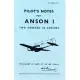 Pilot’s Notes for Anson I