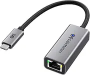 Cable Matters USB C to 2.5Gb Ethernet Adapter, 2.5 Gigabit Network Speed, USB C to Ethernet Adapter Compatible with USB 4, Thunderbolt 4/5, Plug & Play for MacBook, Laptop, and USBC Devices