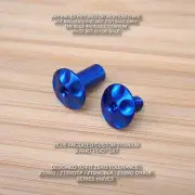 Zero Tolerance ZT0562 ZT 562CF Knife BLUE Anodized Titanium Pivot Torx Screw Set