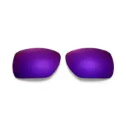 Walleva Purple Polarized Replacement Lenses For Oakley Deviation Sunglasses