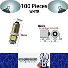 100 x Cool White 12v BA9S 5x5050smd 150lm Cool White Bulk Buy (100pcs)