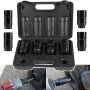 Crank Bolt Socket Set 17MM 21MM 22MM 27MM Heavy Duty 1/2 Drive Impact Socket Set