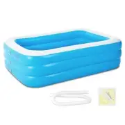 Inflatable Swimming Pools Family Swim Play Center Pool Blow up Kiddie Pool for