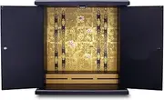Tatsunosuke Hashimoto Kishu Painted Mini Buddhist Altar, Traditional Japanese Colors, Luxury Stylish, Top Place, Compact Buddhist Altar, Small Buddhist Altar, Furniture-Style Buddhist Altar, Modern