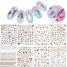 Snowflake Xmas Design Christmas Decal Nail Art Stickers Fingernail Decoration