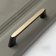 [Generic] Modern Cabinet Door Handles and Knobs for Furniture Removable Zinc Alloy Black Gold Furniture Handles Drawer Handles Hardware(Color:Style 3)(Style 3)