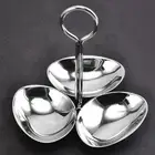 Snack Serving Bowl Divided Serving Tray Chip Dips Serving Fruit Bowl Display