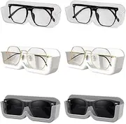 6 Pcs Eyeglasses Holder Stand Wall Mounted Glasses Storage Stand Glasses Display Case Easy Wall Mounted