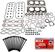 DNJ HGB1150 Head Gasket Set with Head Bolt Kit For 2003-2006 for Chrysler 300M 3.5L 3497cc 215cid V6 SOHC