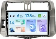 Android14 Car Stereo for Toyota Land Cruiser Prado 150 (2009-2013) 9 Inch IPS Touch Screen 6G+128G CarPlay Android Auto Car Radio Bluetooth GPS Navigation WiFi FM SWC Backup Camera MIC 6+128GB