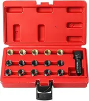 Automotive Spark Plug, Thread Repair Tools, Tapping Screws Kit, Metal Construction, Precision Thread Restoration, 1.8cm 1.1cm, for Sedan, Truck, Small Car, RV Repairs