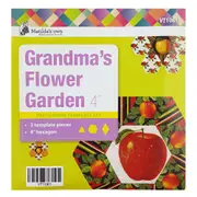 Matildas Own Grandmas Flower Garden 4 Inch Patchwork Template Set 3 Pieces