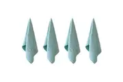 4PK Tommy Bahama 40.6x76cm Washed Pebble Bathroom Hand Face Towel Ice Blue Aqua
