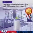 Portable LED HEPA Filter Air Purifier Ioniser Smoke Deodoriser Odor Cleaner Home