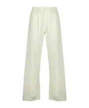 Lemaire Drawstring Straight-Leg Pants S,M Cream
