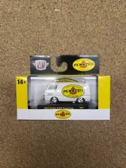 2023 M2 machines 1964 Dodge A100 panel van Pennzoil S49 Yellow