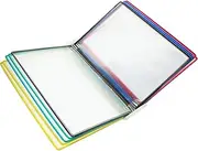 DOITOOL Office Hanging Document Rack Wall Mounted Transparent File Holder for Organized Magazine Storage and Lightweight Design for Home and Office Use