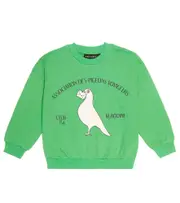 [Mini Rodini] Mini Rodini Printed cotton sweatshirt M 6/9 green