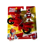 New Hasbro POWER RANGERS Red Ranger Dino Bike Action Figure Set Imaginext
