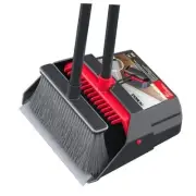 Broom with Dustpan Combo Set, Dust Pans with Long Handle, Brooms with Dustpan,