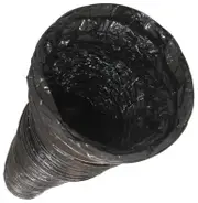 8" Flexible Black Duct - 6 Meter Length - 200mm Diameter